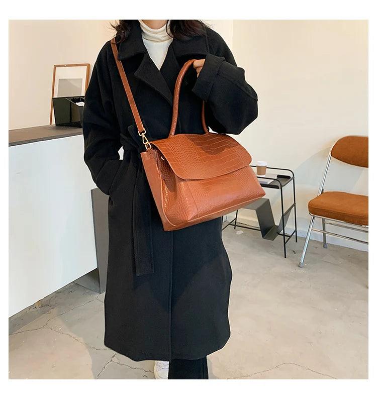 Leather Bag - Clove