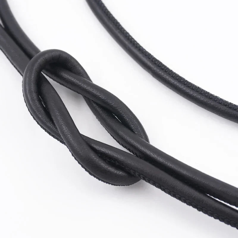 Women's Genuine Leather Double Wrap Belt - Calista