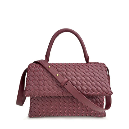 Débora Woven Leather Bag