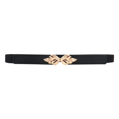Women's Genuine Leather Belt with Elastic - Amour