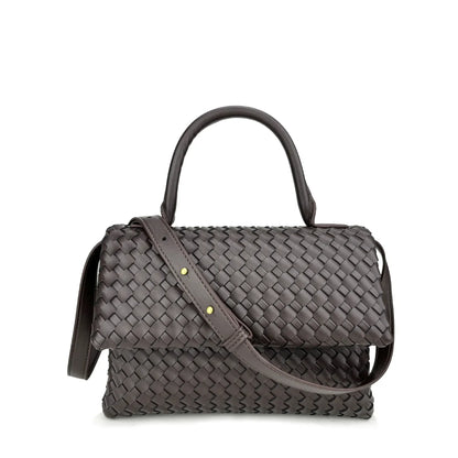 Débora Woven Leather Bag