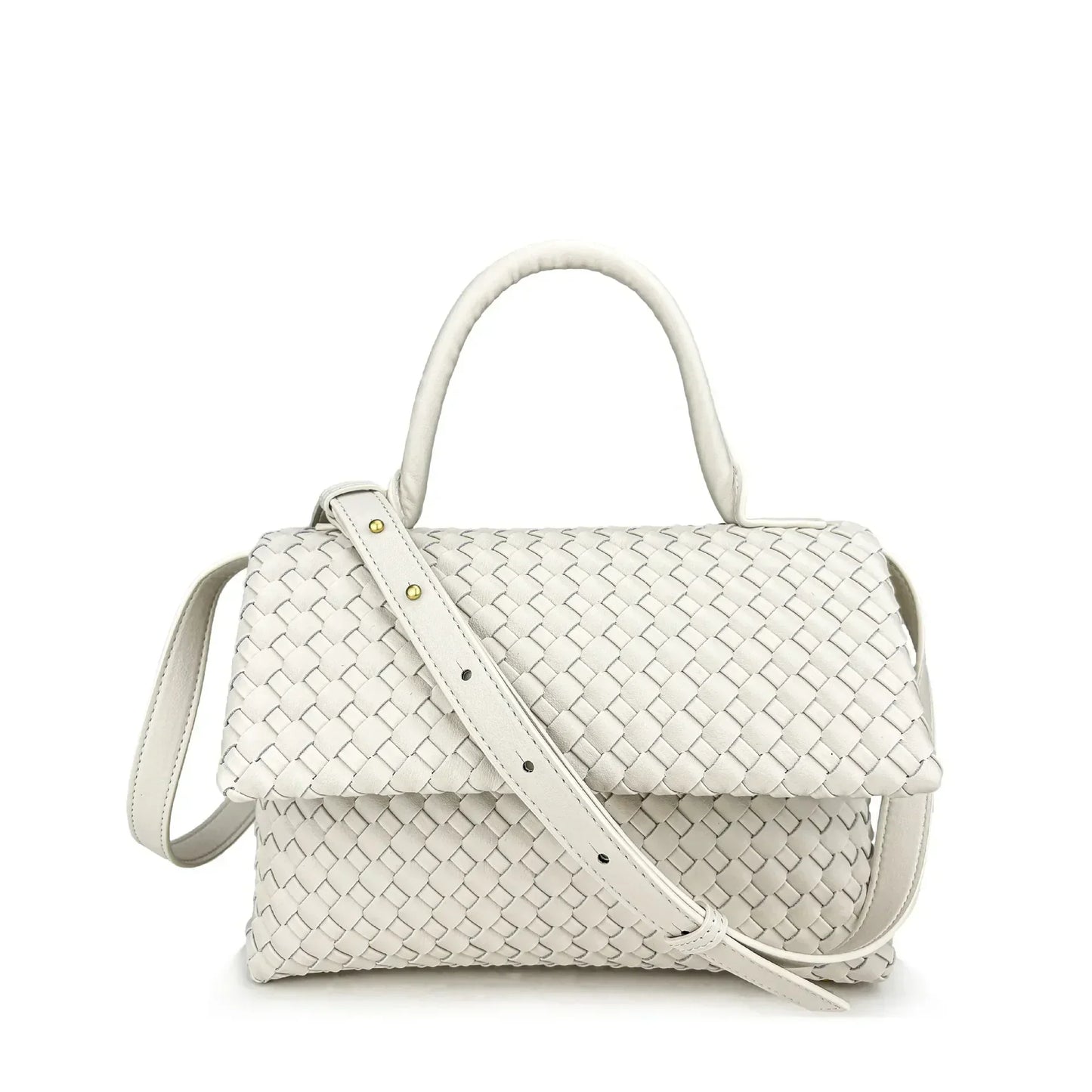 Débora Woven Leather Bag